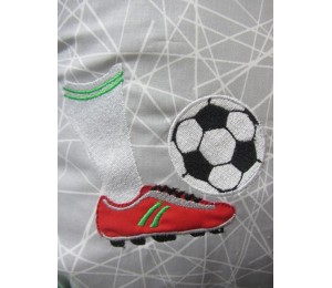 Stickserie - Fußball Schuh Tor Ball